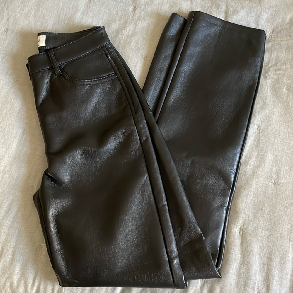 Aritzia Melina Faux Leather Pant